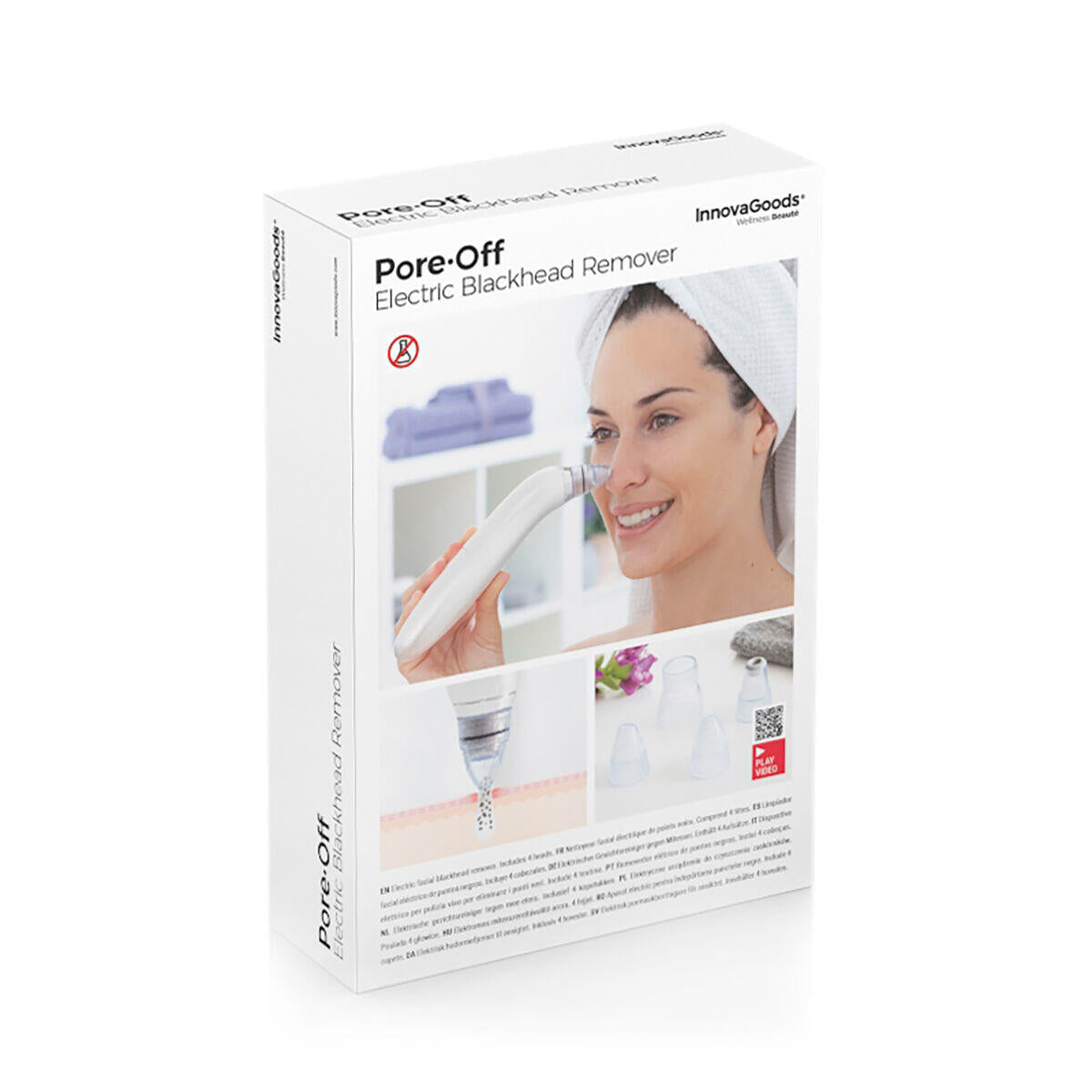 Pore·Off InnovaGoods Electric Facial Blackhead Cleanser