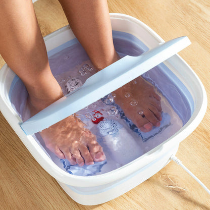 InnovaGoods Footopy Foldable Foot Spa with Rollers and Hydromassage