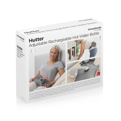 Hutter InnovaGoods Adjustable Rechargeable Hot Water Bottle Grey 400 W