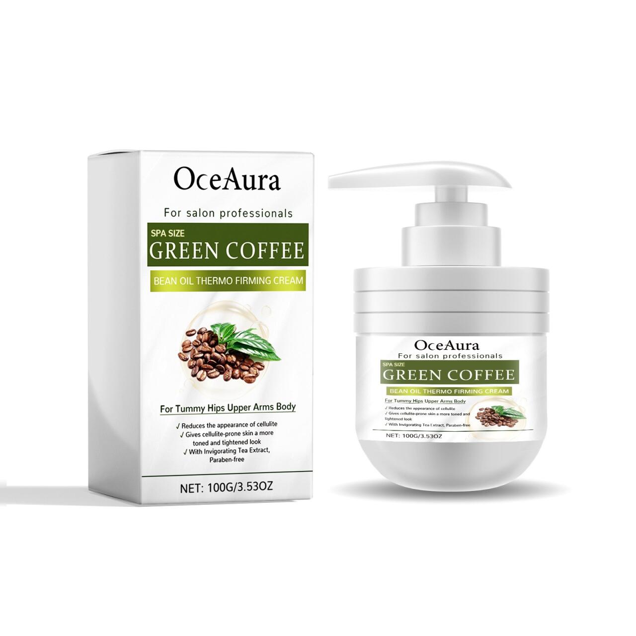 THERMO FIRMING CREAM WITH GREEN COFFEE BEAN OIL 100ML.