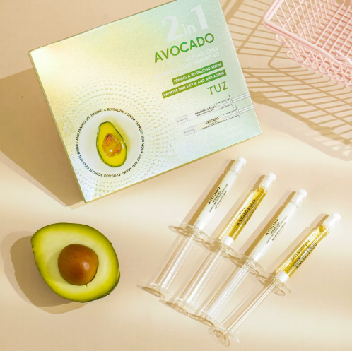 Set 2 in 1 - Siero attivatore cellulare con avocado e ialuronato di sodio