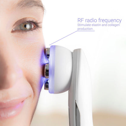 Massaggiatore Viso con Radiofrequenza, Fototerapia ed Elettrostimolazione Wace InnovaGoods