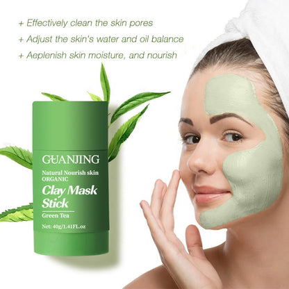 FACIAL MASSAGER PACK + GREEN TEA MASK 