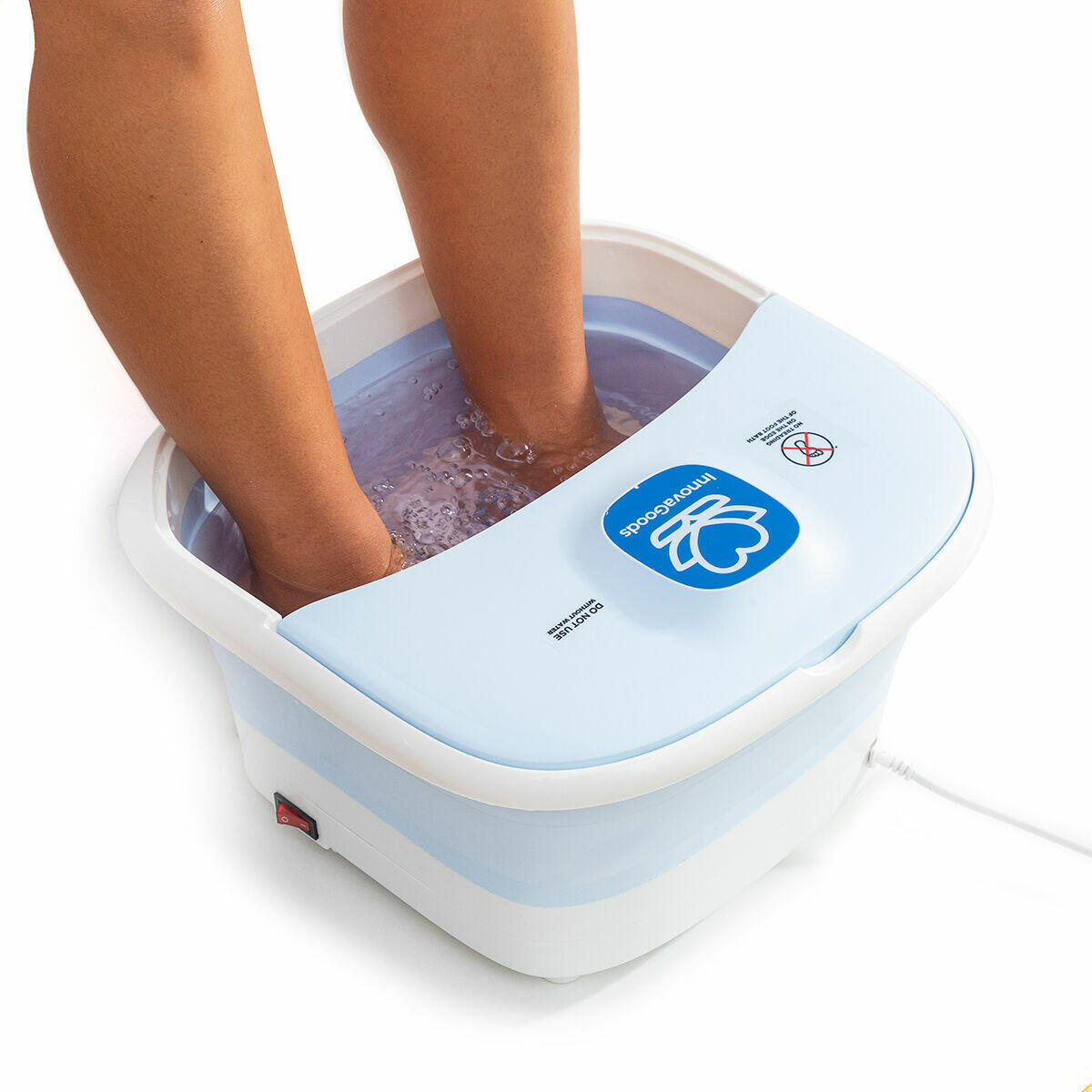 InnovaGoods Footopy Foldable Foot Spa with Rollers and Hydromassage