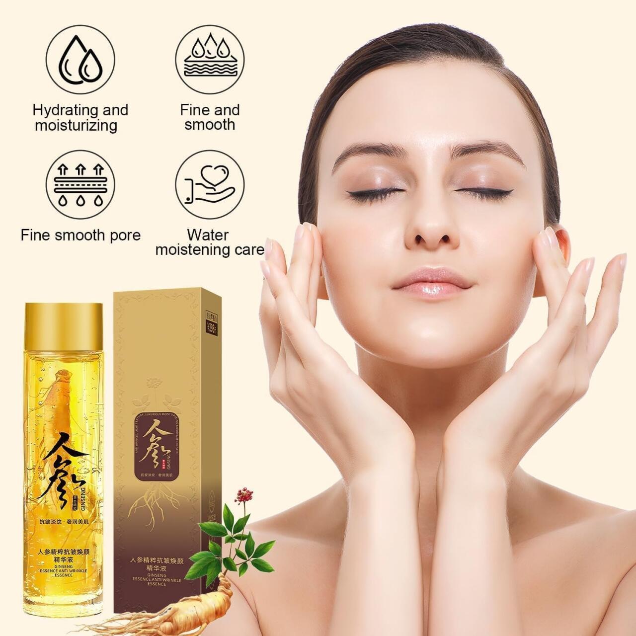 ESSENZA RINGIOVANENTE ANTIRUGHE CON ESTRATTO DI GINSENG 120ML.